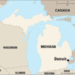 Detroit | Michigan'S Largest City & Us Automotive Hub | Britannica | Detroit In The Map Of USA