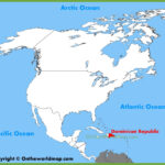 Dominican Republic Location On The North America Map | Map Of Dominican Republic And USA