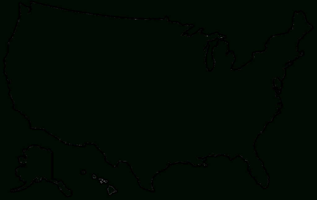 Download Us Map Outline, Us, Map. Royalty-Free Stock Illustration | Map Outline of USA Png