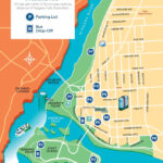Downtown Niagara Falls, Ny Parking Mapdestination Niagara Usa | Map Of Niagara Falls USA Side
