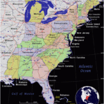 Eastern United States · Public Domain Mapspat, The Free, Open | Detailed Map Of East Coast USA