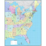 Eastern United States Regional Wall Mapmapshop   The Map Shop | Customizable Printable Map Of Eastern Usa