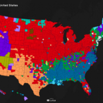 Ethnic Map Of Usa : R/Mapporn | Map Of Usa By Race