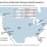 Exploring Michelin Dining Costs Across 40 Countries: A Global | Map Of Michelin Star Restaurants Usa