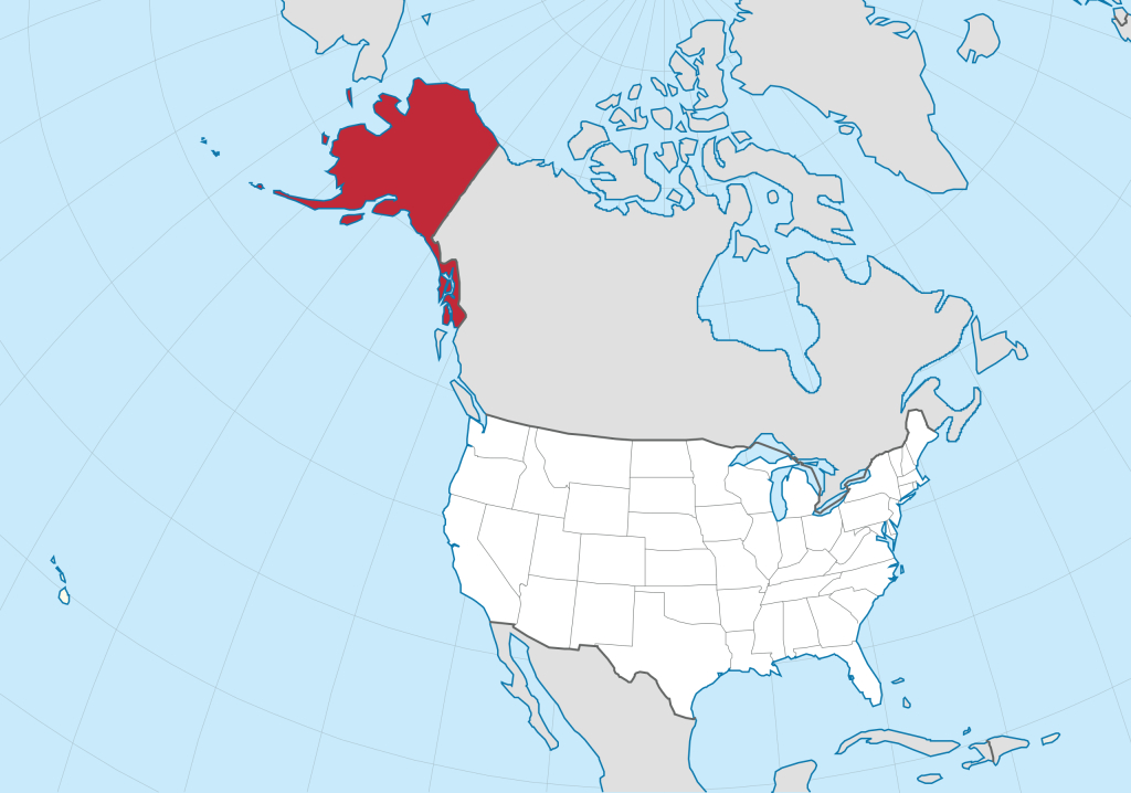 File:alaska In United States (Us50).Svg - Wikimedia Commons | Map Of Usa Showing Alaska