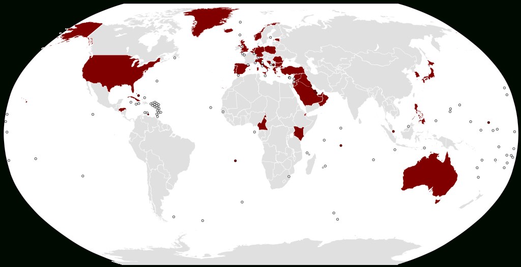 File:american Bases Worldwide.svg - Wikimedia Commons | Map of USA Show Military Base Printable