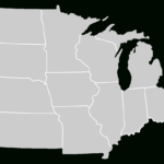 File:blankmap Usa Midwest.svg   Wikimedia Commons | Free Printable Outline Map Of The Midwest USA