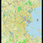 File:boston Massachusetts Us Metro Area Street Road Map.svg | Street Map Of Boston Usa