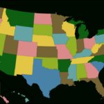 File:color Us Map With Borders.svg   Wikimedia Commons | Printable Color Map Of Usa
