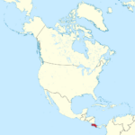 File:costa Rica In North America ( Mini Map  Rivers).Svg | Map Of USA And Costa Rica