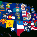 File:flag Map Of The 50 States Of The United States.svg | Map Of Usa With State Flags