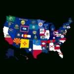 File:flag Map Of The United States Of America   Wikimedia Commons | Map Of USA With Flag