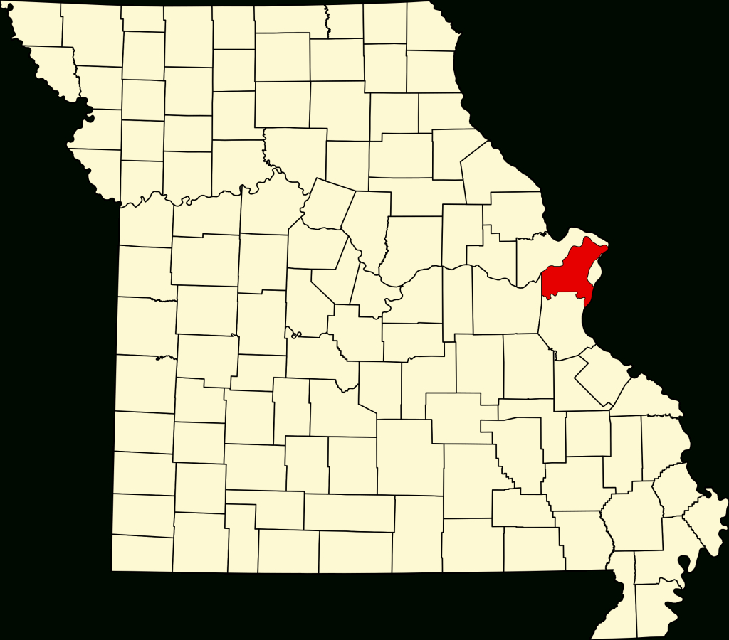 File:map Of Missouri Highlighting Saint Louis County.svg | Ferguson Missouri Map of USA