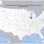 File:map Of The Usa Highlighting Chicagoland.gif   Wikimedia Commons | Chicago On Map Of USA