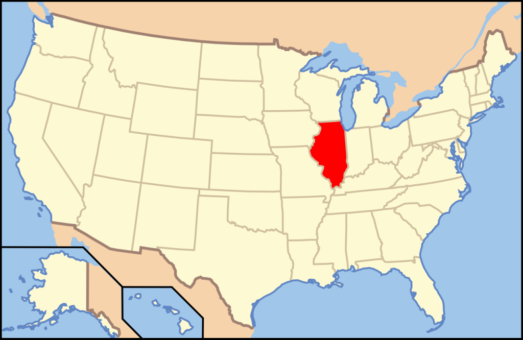 File:map Of Usa Il.svg - Wikimedia Commons | Illinois On The Map Of Usa