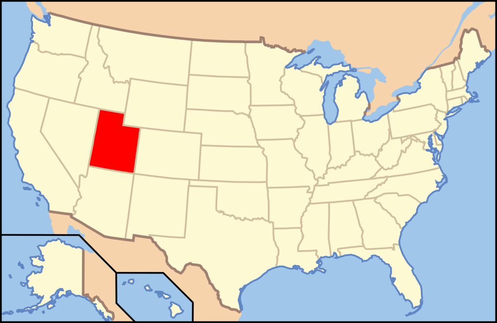 File:map Of Usa Ut.svg - Wikimedia Commons | Utah On Map Of Usa