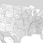 File:map Of Usa With County Outlines (Black & White) | Free Printable Blank Map Of Usa Png