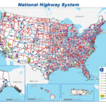 File:national Highway System Map.pdf   Wikimedia Commons | Interstate Route Map Of USA
