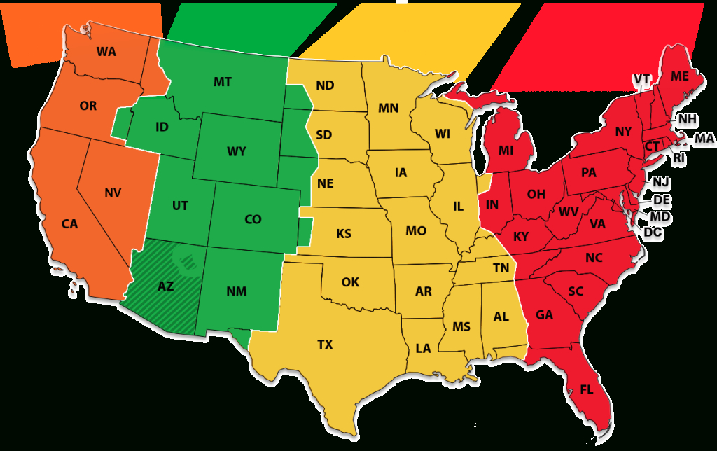 File:nist Time Zone Map - Wikimedia Commons | Map of USA with Time Zone