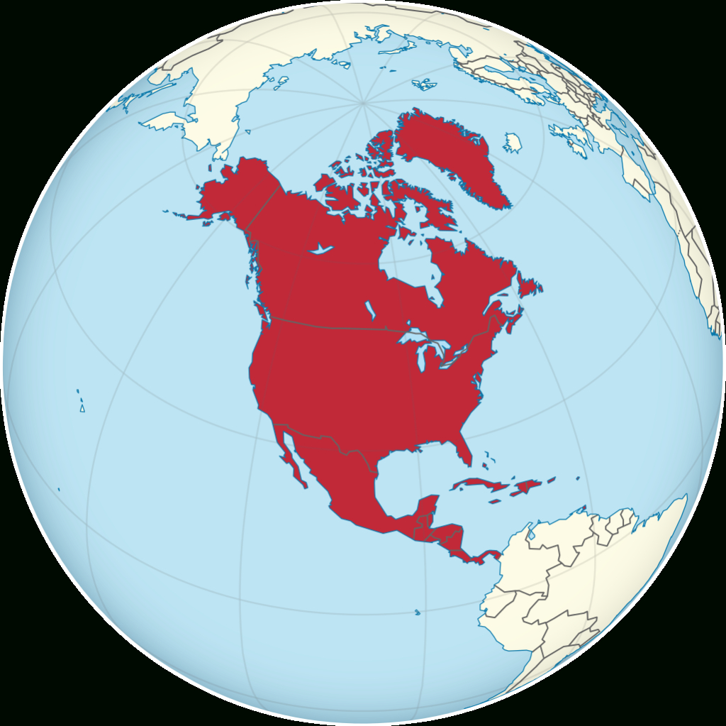 File:north America On The Globe (Red).Svg - Wikimedia Commons | Map of USA on Globe
