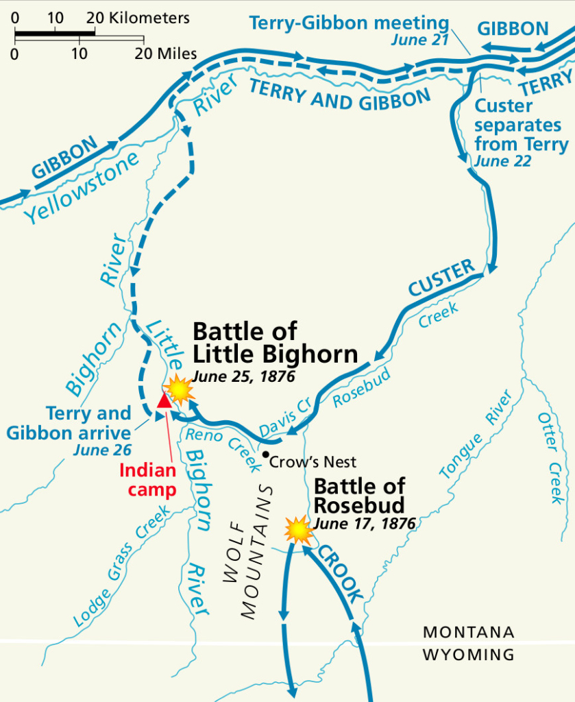 File:nps Little-Bighorn-Battle-Map - Wikimedia Commons | Battle Of Little Bighorn Map Usa