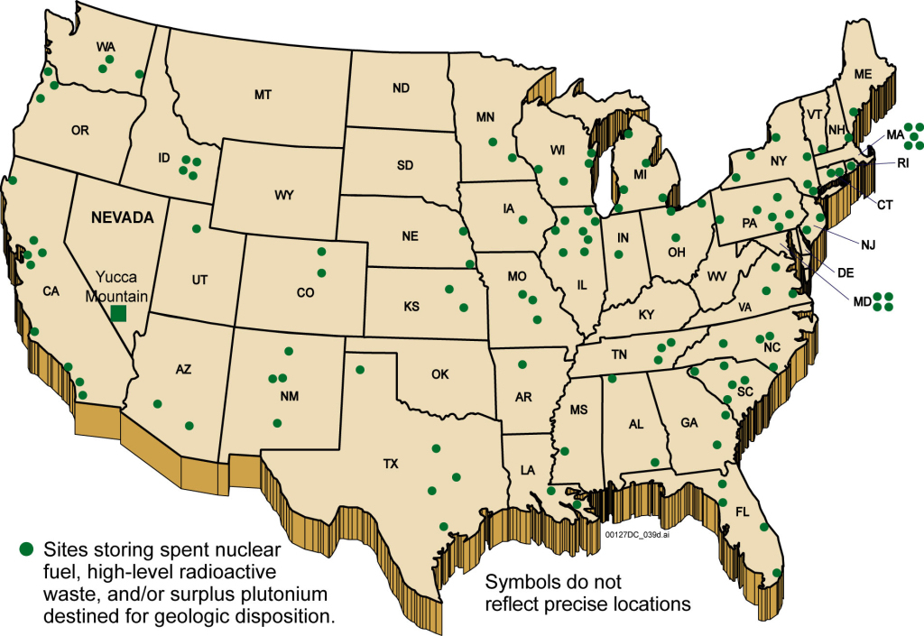 File:nuclear Waste Locations Usa - Wikimedia Commons | Map Of Nuclear Sites In Usa