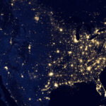 File:united States At Night   Wikimedia Commons | Map Of USA At Night