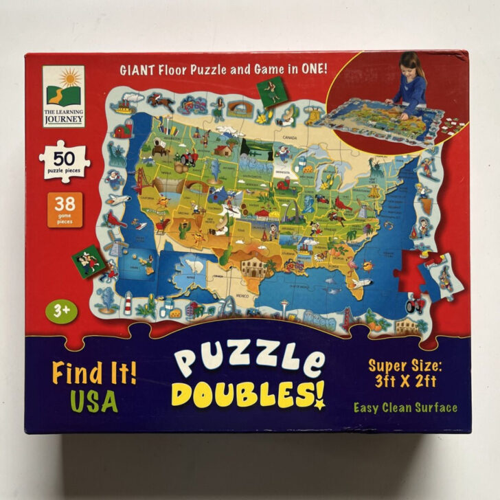 Map of USA Puzzle Game