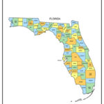 Florida County Map [Map Of Fl Counties And Cities] | Map Of Counties In Florida USA