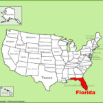 Florida Location On The U.s. Map   Ontheworldmap | Florida In Map Of Usa