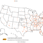 Food Chains – Web Scrape | Map Of Cracker Barrel Locations In USA