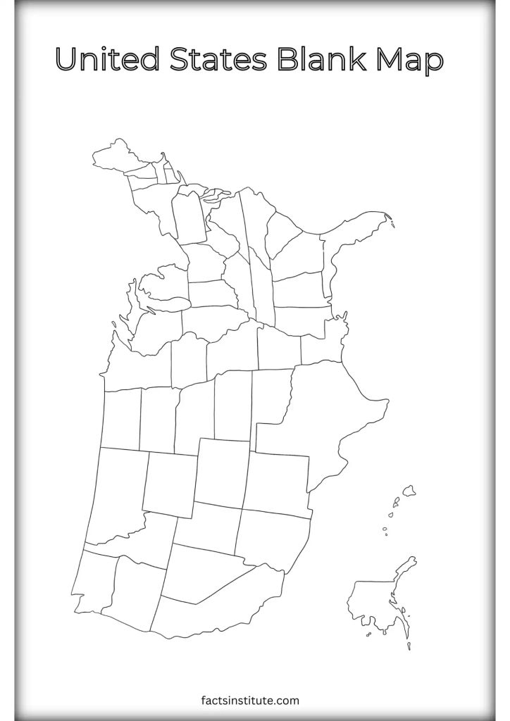 Free Blank Us Map Printable (&amp;amp; Other Goodies) - The Facts Institute | Free Printable Black And White Map Of Usa