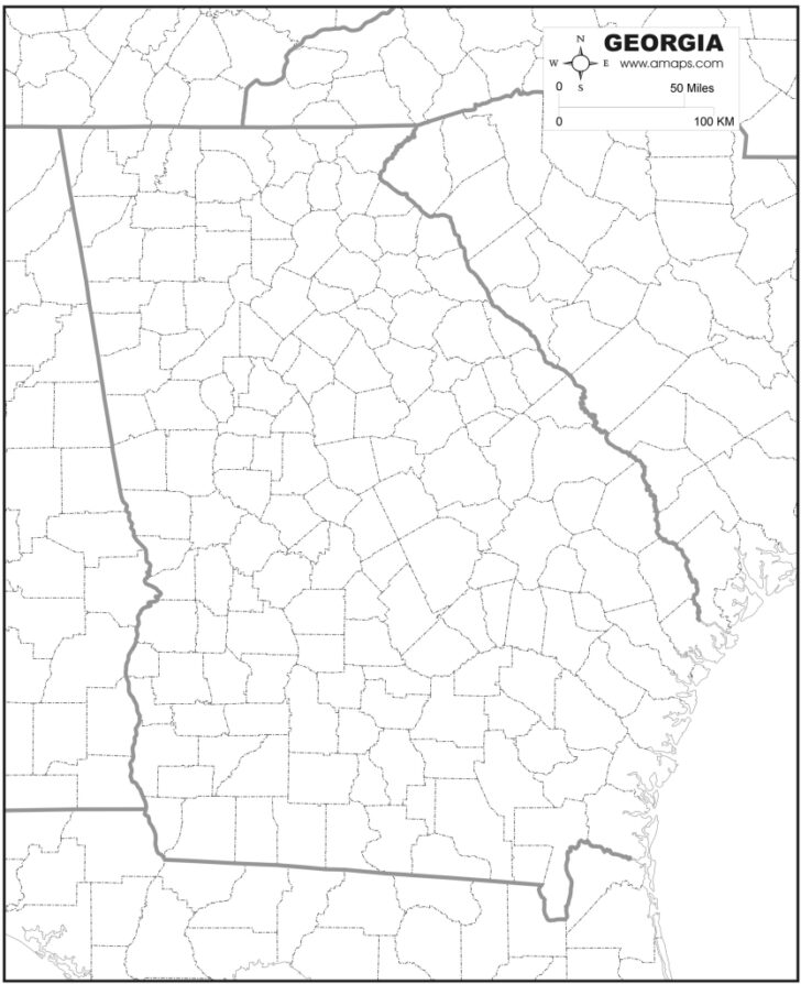 Free Map Of Georgia Outline Map Of Georgia Usa Printable US Maps Free Map Of Georgia Outline Map Of Georgia Usa 728x894 