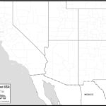 Free Map Of Southwest States | Printable Black And White Map Of Usa Western