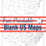 Free Printable Blank Us Map (Pdf Download) | Blank Map Of The Usa Printable