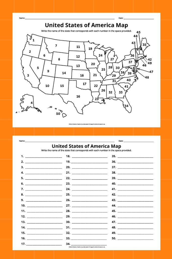 Free Printable Maps Of The United States Bundle | Printable Fill In The Blank Map Of Usa
