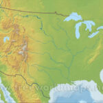 Free Printable Maps Of The United States | Physical Map Of USA Blank