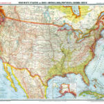 General Karte Von Vereinigte Staaten Nord Amerika (Usa), Cuba | Map Of USA And Cuba