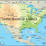 Geographical Map Of The United States Of America   Ezilon Maps | Map Of USA And Atlantic Ocean