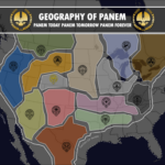 Geography Of Panem Map I Recreated! : R/Hungergames | Map Of Panem Over USA