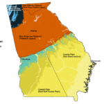 Geologic And Topographic Maps Of The Southeastern United States | Topographic Map Of Georgia USA