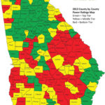 Georgia County Map   Map Of Georgia Counties (United States Of | Map Of Georgia Usa With Counties