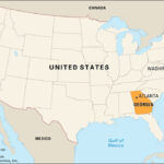 Georgia | History, Flag, Facts, Maps, & Points Of Interest | Georgia On Map Of Usa