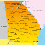 Georgia Map   Guide Of The World | City Map Of Georgia Usa