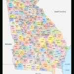 Georgia Maps & Facts   World Atlas | Map Of Georgia Counties Usa
