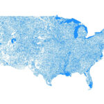 Gorgeous Map Shows The United States As Only Bodies Of Water | Map Of Bodies Of Water In Usa