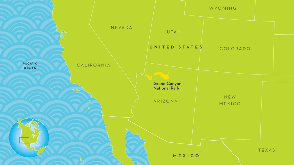 Grand Canyon National Park | National Geographic Kids | Map Of Usa With Grand Canyon