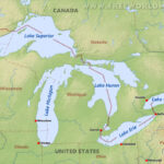 Great Lakes Maps | Map Of The Great Lakes USA