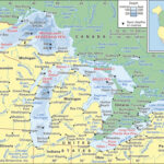 Great Lakes | Names, Map, & Facts | Britannica | Map Of The Great Lakes Usa