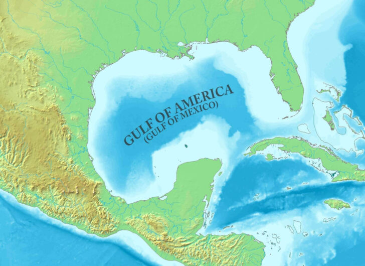 Gulf of Mexico Map USA